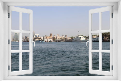 Fototapeta Naklejka Na Ścianę Okno 3D - Canal à Dubaï, Émirats arabes unis	