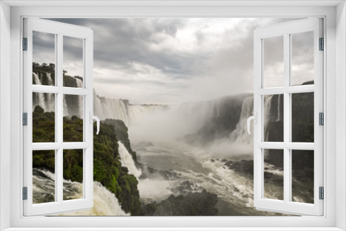 Fototapeta Naklejka Na Ścianę Okno 3D - Iguazu Falls in South America (brasilian side)