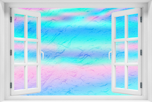 Fototapeta Naklejka Na Ścianę Okno 3D - poster glitch holographic vector layout design.