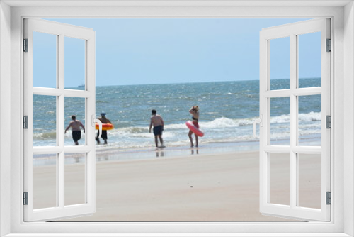 Fototapeta Naklejka Na Ścianę Okno 3D - A Day at the Beach, St. Augustine, Fl.