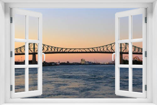 Fototapeta Naklejka Na Ścianę Okno 3D - Pont Jacques Cartier