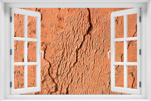 Fototapeta Naklejka Na Ścianę Okno 3D - Red brick texture and abstract background. Red brick texture for background, design and project.