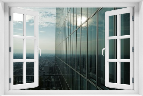 Fototapeta Naklejka Na Ścianę Okno 3D - Building, windows and sky