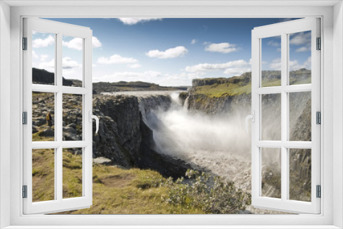 Fototapeta Naklejka Na Ścianę Okno 3D - Cascada de Dettifoss (Islandia)