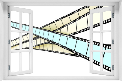 Fototapeta Naklejka Na Ścianę Okno 3D - Colored films