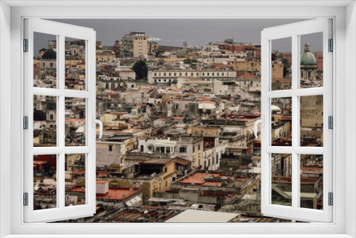 Fototapeta Naklejka Na Ścianę Okno 3D - Naples urban Landscape