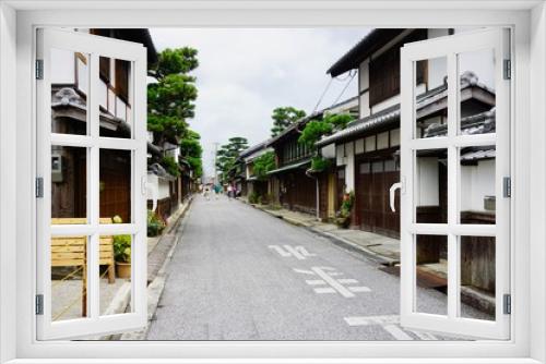 Fototapeta Naklejka Na Ścianę Okno 3D - 近江八幡の街並み
