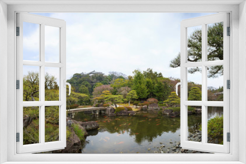 Fototapeta Naklejka Na Ścianę Okno 3D - Koko-en Garden Landscape