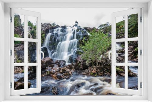 Fototapeta Naklejka Na Ścianę Okno 3D - Waterfall, Wales, UK