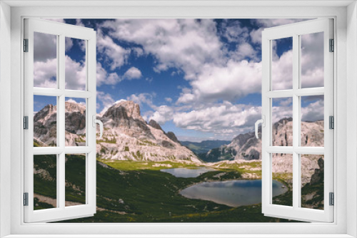 Fototapeta Naklejka Na Ścianę Okno 3D - Beautiful Tre Cime Landscapes