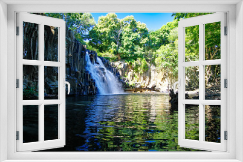 Fototapeta Naklejka Na Ścianę Okno 3D - Rochester Falls, in Souillac, Mauritius