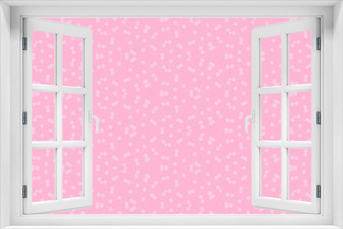 Fototapeta Naklejka Na Ścianę Okno 3D - Seamless pattern on a pink background. Vintage decorative elements. Can be used in textiles, for book design, website background.