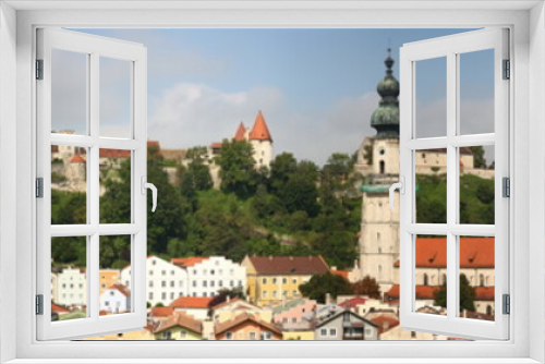 Fototapeta Naklejka Na Ścianę Okno 3D - Burghausen