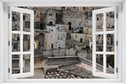 Fototapeta Naklejka Na Ścianę Okno 3D - historyczne miasto Matera, Włochy