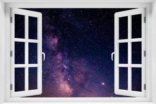 Fototapeta Naklejka Na Ścianę Okno 3D - The Milky Way and the stars in the beautiful night sky