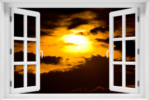 Fototapeta Naklejka Na Ścianę Okno 3D - Heavens Background Flare