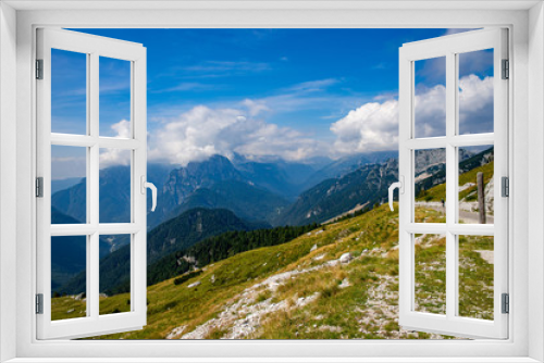 Fototapeta Naklejka Na Ścianę Okno 3D - Slowenien Wandern Alpen Berge Natur Panorama Sommer