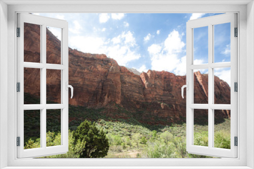 Fototapeta Naklejka Na Ścianę Okno 3D - Zion Nationalpark
