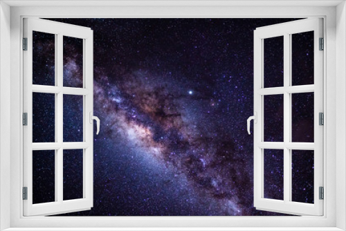 Fototapeta Naklejka Na Ścianę Okno 3D - Stars in the sky, milky way shining space