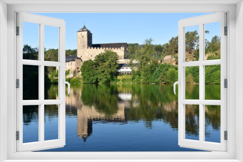 Fototapeta Naklejka Na Ścianę Okno 3D - View on Kost castle, Bohemian paradise, Czech republic