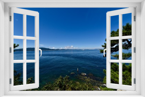 Fototapeta Naklejka Na Ścianę Okno 3D - 和歌山の友ヶ島の風光明媚な海岸