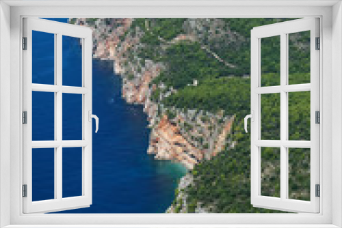 Fototapeta Naklejka Na Ścianę Okno 3D - South Dalmatian coast near Dubrovnik, Croatia