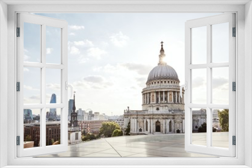 Fototapeta Naklejka Na Ścianę Okno 3D - Urban skyline of London
