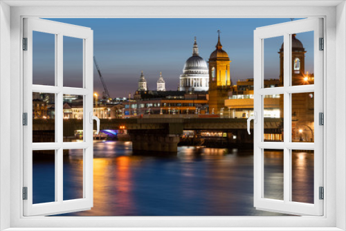 The Millenium Bridge and St Paul's Cathedral