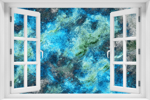 Fototapeta Naklejka Na Ścianę Okno 3D - bright colors. brush strokes patterns. watercolor stains. art fractals