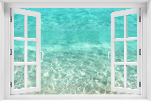 Fototapeta Naklejka Na Ścianę Okno 3D - caribbean tropical beach clear turquoise water