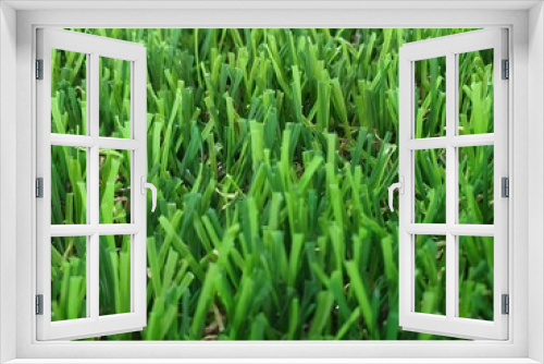 Fototapeta Naklejka Na Ścianę Okno 3D - artificial green grass