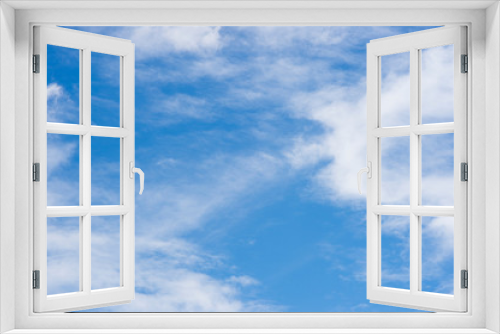 Fototapeta Naklejka Na Ścianę Okno 3D - Blue sky and clouds background
