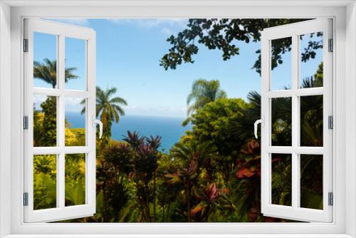 Fototapeta Naklejka Na Ścianę Okno 3D - Tropical Garden Maui Hawaii