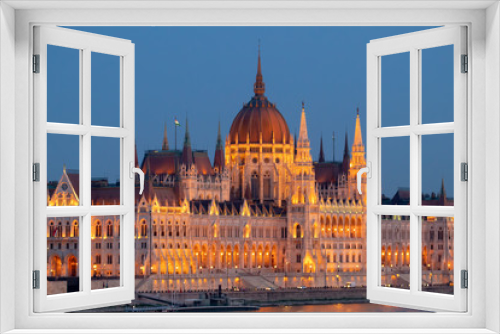 Fototapeta Naklejka Na Ścianę Okno 3D - Sehenswürdigkeiten in Budapest/Ungarn
