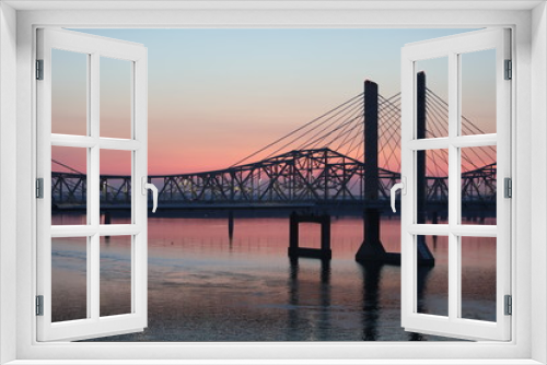 Fototapeta Naklejka Na Ścianę Okno 3D - Bridge