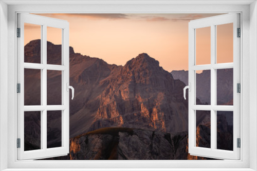 Fototapeta Naklejka Na Ścianę Okno 3D - Dolomites Sunrise