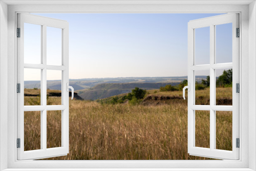 Fototapeta Naklejka Na Ścianę Okno 3D - Amazing landscape with sky, cliff, mountains, road