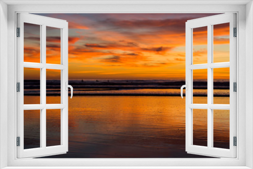 Fototapeta Naklejka Na Ścianę Okno 3D - Ocean sunset.