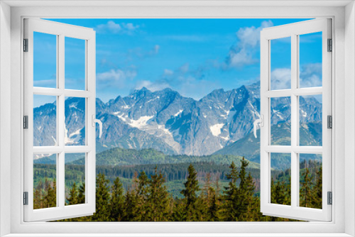 Fototapeta Naklejka Na Ścianę Okno 3D - Beautiful view on Tatra mountains