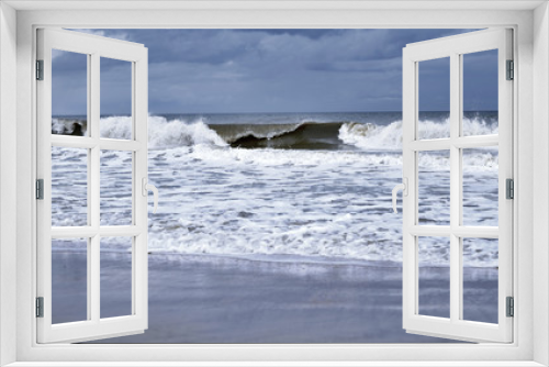 Fototapeta Naklejka Na Ścianę Okno 3D - Rough water and waves in Pacific Ocean