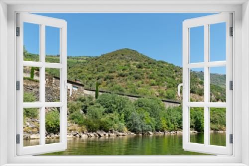 Fototapeta Naklejka Na Ścianę Okno 3D - auf dem Douro, Nähe Pinhao, Portugal