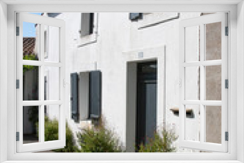 Fototapeta Naklejka Na Ścianę Okno 3D - Maisons de Noirmoutier