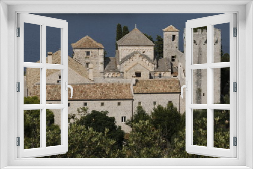 Fototapeta Naklejka Na Ścianę Okno 3D - St Mary island, Benedectine monastery