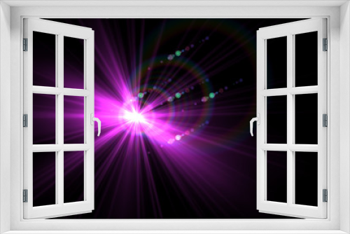 Bright Magenta Lens Flare