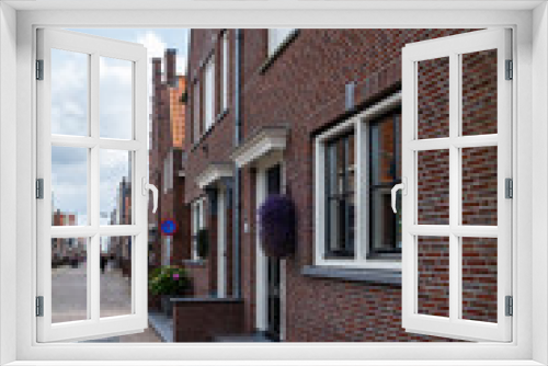 Fototapeta Naklejka Na Ścianę Okno 3D - Case a Volendam in Olanda