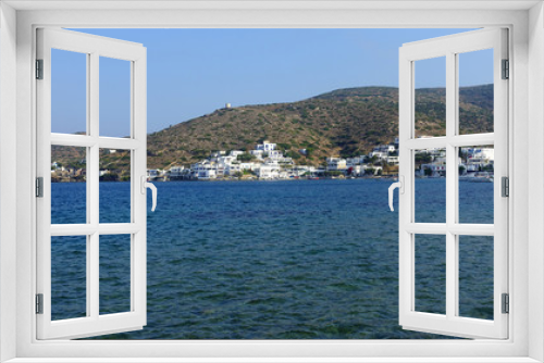 Fototapeta Naklejka Na Ścianę Okno 3D - Photo from picturesque port and village of Katapola, Amorgos island, Cyclades, Greece