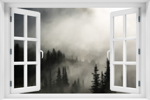 Fototapeta Naklejka Na Ścianę Okno 3D - Layers of Fog