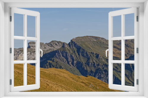 Fototapeta Naklejka Na Ścianę Okno 3D - Montagnes de l'Oberland Bernois