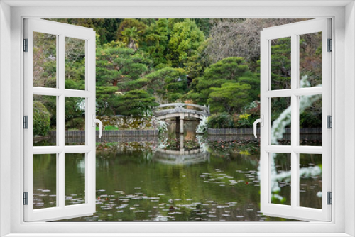 Fototapeta Naklejka Na Ścianę Okno 3D - jardin japonais