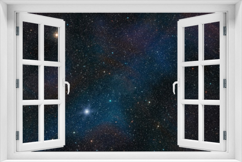 Fototapeta Naklejka Na Ścianę Okno 3D - Star field outer space background